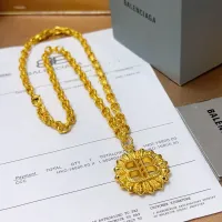 Cheap Balenciaga Necklaces #1414259 Replica Wholesale [$52.00 USD] [ITEM#1414259] on Replica Balenciaga Necklaces