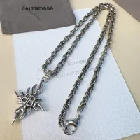 Cheap Balenciaga Necklaces #1414304 Replica Wholesale [$56.00 USD] [ITEM#1414304] on Replica Balenciaga Necklaces