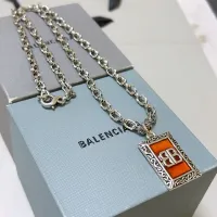 Cheap Balenciaga Necklaces #1414333 Replica Wholesale [$56.00 USD] [ITEM#1414333] on Replica Balenciaga Necklaces