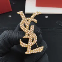 Cheap Yves Saint Laurent Brooches For Women #1414369 Replica Wholesale [$29.00 USD] [ITEM#1414369] on Replica Yves Saint Laurent Brooches