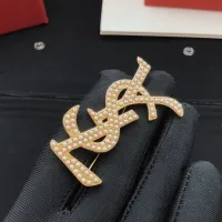 Cheap Yves Saint Laurent Brooches For Women #1414369 Replica Wholesale [$29.00 USD] [ITEM#1414369] on Replica Yves Saint Laurent Brooches