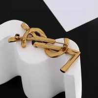 Cheap Yves Saint Laurent Brooches For Women #1414465 Replica Wholesale [$29.00 USD] [ITEM#1414465] on Replica Yves Saint Laurent Brooches