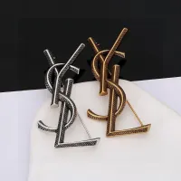 Cheap Yves Saint Laurent Brooches For Women #1414465 Replica Wholesale [$29.00 USD] [ITEM#1414465] on Replica Yves Saint Laurent Brooches
