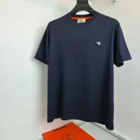 Cheap Hermes T-Shirts Short Sleeved For Men #1414481 Replica Wholesale [$52.00 USD] [ITEM#1414481] on Replica Hermes T-Shirts