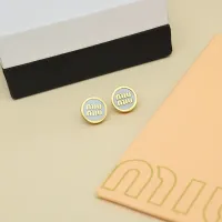 Cheap MIU MIU Earrings For Women #1414500 Replica Wholesale [$27.00 USD] [ITEM#1414500] on Replica MIU MIU Earrings