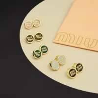 Cheap MIU MIU Earrings For Women #1414500 Replica Wholesale [$27.00 USD] [ITEM#1414500] on Replica MIU MIU Earrings