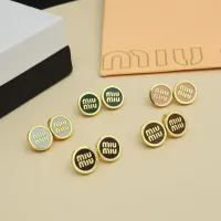 Cheap MIU MIU Earrings For Women #1414501 Replica Wholesale [$27.00 USD] [ITEM#1414501] on Replica MIU MIU Earrings