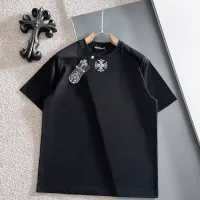 Cheap Chrome Hearts T-Shirts Short Sleeved For Unisex #1414535 Replica Wholesale [$42.00 USD] [ITEM#1414535] on Replica Chrome Hearts T-Shirts