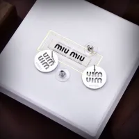 Cheap MIU MIU Earrings For Women #1414560 Replica Wholesale [$25.00 USD] [ITEM#1414560] on Replica MIU MIU Earrings