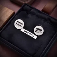 Cheap MIU MIU Earrings For Women #1414560 Replica Wholesale [$25.00 USD] [ITEM#1414560] on Replica MIU MIU Earrings