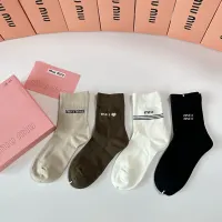 Cheap MIU MIU Socks #1414851 Replica Wholesale [$29.00 USD] [ITEM#1414851] on Replica MIU MIU Socks