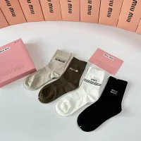 Cheap MIU MIU Socks #1414851 Replica Wholesale [$29.00 USD] [ITEM#1414851] on Replica MIU MIU Socks