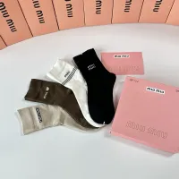 Cheap MIU MIU Socks #1414851 Replica Wholesale [$29.00 USD] [ITEM#1414851] on Replica MIU MIU Socks