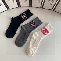 Cheap Chanel Socks #1414877 Replica Wholesale [$32.00 USD] [ITEM#1414877] on Replica Chanel Socks