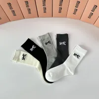 Cheap MIU MIU Socks #1414880 Replica Wholesale [$29.00 USD] [ITEM#1414880] on Replica MIU MIU Socks