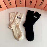 Cheap MIU MIU Socks #1414886 Replica Wholesale [$29.00 USD] [ITEM#1414886] on Replica MIU MIU Socks