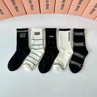 Cheap MIU MIU Socks #1414889 Replica Wholesale [$29.00 USD] [ITEM#1414889] on Replica MIU MIU Socks