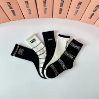 Cheap MIU MIU Socks #1414889 Replica Wholesale [$29.00 USD] [ITEM#1414889] on Replica MIU MIU Socks