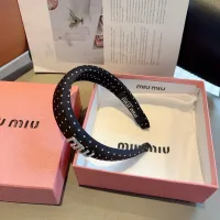 Cheap MIU MIU Headband For Women #1415019 Replica Wholesale [$27.00 USD] [ITEM#1415019] on Replica MIU MIU Headband