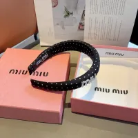 Cheap MIU MIU Headband For Women #1415019 Replica Wholesale [$27.00 USD] [ITEM#1415019] on Replica MIU MIU Headband