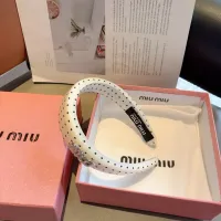 Cheap MIU MIU Headband For Women #1415020 Replica Wholesale [$27.00 USD] [ITEM#1415020] on Replica MIU MIU Headband