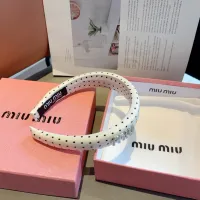 Cheap MIU MIU Headband For Women #1415020 Replica Wholesale [$27.00 USD] [ITEM#1415020] on Replica MIU MIU Headband