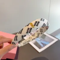 Cheap MIU MIU Headband For Women #1415044 Replica Wholesale [$27.00 USD] [ITEM#1415044] on Replica MIU MIU Headband