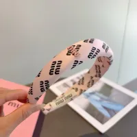 Cheap MIU MIU Headband For Women #1415045 Replica Wholesale [$27.00 USD] [ITEM#1415045] on Replica MIU MIU Headband