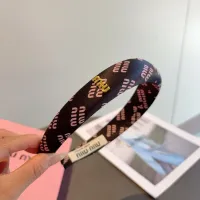Cheap MIU MIU Headband For Women #1415046 Replica Wholesale [$27.00 USD] [ITEM#1415046] on Replica MIU MIU Headband