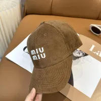 Cheap MIU MIU Caps #1415108 Replica Wholesale [$27.00 USD] [ITEM#1415108] on Replica MIU MIU Caps