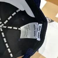 Cheap MIU MIU Caps #1415109 Replica Wholesale [$27.00 USD] [ITEM#1415109] on Replica MIU MIU Caps