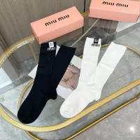 Cheap MIU MIU Socks #1415139 Replica Wholesale [$29.00 USD] [ITEM#1415139] on Replica MIU MIU Socks