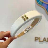 Cheap MIU MIU Headband For Women #1415153 Replica Wholesale [$27.00 USD] [ITEM#1415153] on Replica MIU MIU Headband
