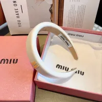 Cheap MIU MIU Headband For Women #1415153 Replica Wholesale [$27.00 USD] [ITEM#1415153] on Replica MIU MIU Headband