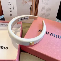 Cheap MIU MIU Headband For Women #1415153 Replica Wholesale [$27.00 USD] [ITEM#1415153] on Replica MIU MIU Headband