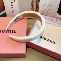 Cheap MIU MIU Headband For Women #1415153 Replica Wholesale [$27.00 USD] [ITEM#1415153] on Replica MIU MIU Headband
