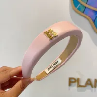 Cheap MIU MIU Headband For Women #1415154 Replica Wholesale [$27.00 USD] [ITEM#1415154] on Replica MIU MIU Headband