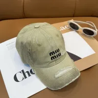 Cheap MIU MIU Caps #1415161 Replica Wholesale [$25.00 USD] [ITEM#1415161] on Replica MIU MIU Caps