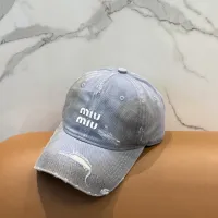 Cheap MIU MIU Caps #1415162 Replica Wholesale [$25.00 USD] [ITEM#1415162] on Replica MIU MIU Caps