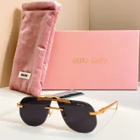 Cheap MIU MIU AAA Quality Sunglasses #1415177 Replica Wholesale [$60.00 USD] [ITEM#1415177] on Replica MIU MIU AAA Sunglasses