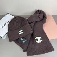 Cheap Chanel Hat and Scarf Set #1415438 Replica Wholesale [$45.00 USD] [ITEM#1415438] on Replica Chanel Hat and Scarf and Glove Set