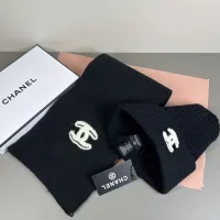Cheap Chanel Hat and Scarf Set #1415439 Replica Wholesale [$45.00 USD] [ITEM#1415439] on Replica Chanel Hat and Scarf and Glove Set