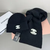 Cheap Chanel Hat and Scarf Set #1415439 Replica Wholesale [$45.00 USD] [ITEM#1415439] on Replica Chanel Hat and Scarf and Glove Set