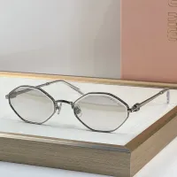 Cheap MIU MIU AAA Quality Sunglasses #1415597 Replica Wholesale [$60.00 USD] [ITEM#1415597] on Replica MIU MIU AAA Sunglasses