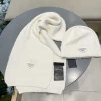 Cheap Prada Hat and Scarf Set #1415786 Replica Wholesale [$64.00 USD] [ITEM#1415786] on Replica Prada Hat and Scarf and Glove Set