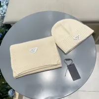 Cheap Prada Hat and Scarf Set #1415787 Replica Wholesale [$64.00 USD] [ITEM#1415787] on Replica Prada Hat and Scarf and Glove Set