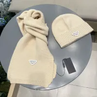 Cheap Prada Hat and Scarf Set #1415787 Replica Wholesale [$64.00 USD] [ITEM#1415787] on Replica Prada Hat and Scarf and Glove Set