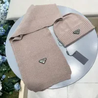Cheap Prada Hat and Scarf Set #1415788 Replica Wholesale [$64.00 USD] [ITEM#1415788] on Replica Prada Hat and Scarf and Glove Set