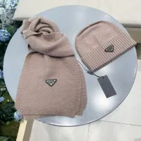 Cheap Prada Hat and Scarf Set #1415788 Replica Wholesale [$64.00 USD] [ITEM#1415788] on Replica Prada Hat and Scarf and Glove Set