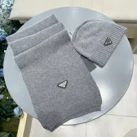 Cheap Prada Hat and Scarf Set #1415789 Replica Wholesale [$64.00 USD] [ITEM#1415789] on Replica Prada Hat and Scarf and Glove Set